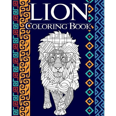 Download Lion Coloring Book By Paperland Paperback Target