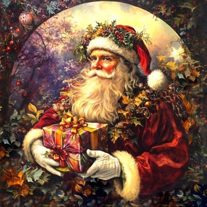 Sunsout Kris Kringle 500 pc Christmas Jigsaw Puzzle 39010 - 1 of 4