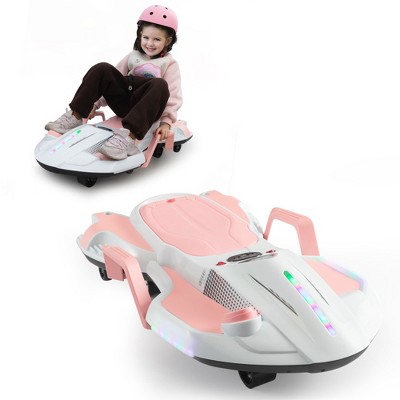 Sandinrayli 18-Volt Kids Ride on Drift Car Electric Drifting Car with 360 Degree Rotating, Flashing Lights and Music