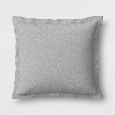 Woven Outdoor Deep Seat Pillow Back Cushion DuraSeason Fabric™ Gray - Threshold™