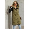 Imily Bela Womens Thick Hooded Down Vest Stand Collar Long Sleeveless Coat Jacket - 3 of 3