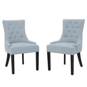 Set of 2 Hayden Tufted Dining Chairs - Christopher Knight Home - 1 of 4