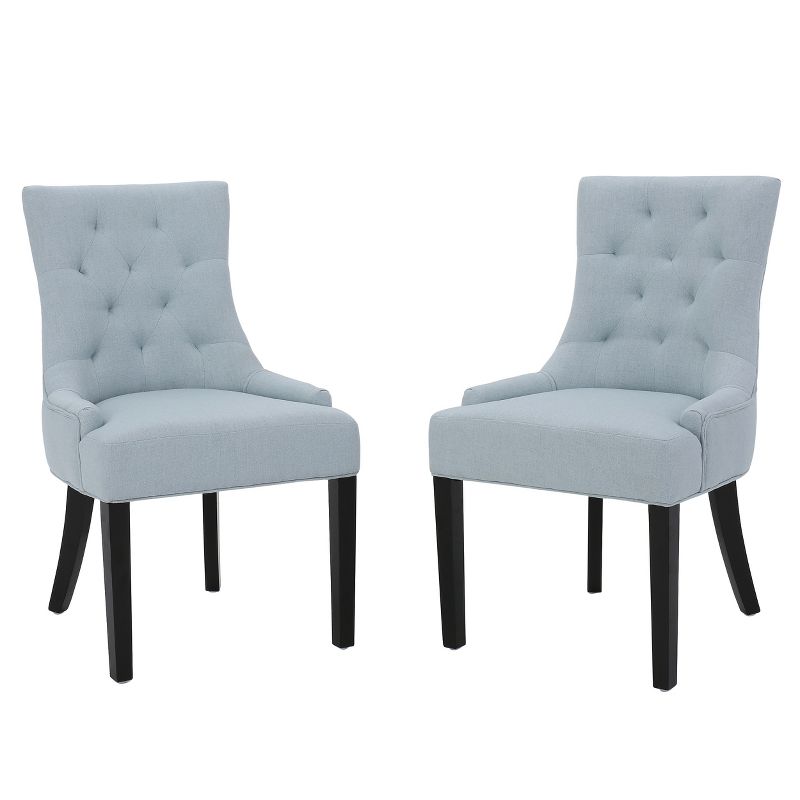 Set of 2 Hayden Tufted Dining Chairs - Christopher Knight Home, 1 of 10