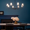 Pallas - 8 Light Chandelier In Traditional Style-15.75 Inches Tall and 42.75 Inches Wide-Black Finish - 3 of 4