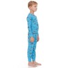 Blue Dinosaurs/Trains 2 Pack Kids Pajamas - image 4 of 4