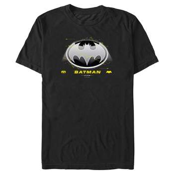 Men's The Flash Lightning Batman Logo T-Shirt