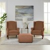 Sure Fit Ultimate Stretch Suede Wingback Chair Recliner Chair Cover: Pet Friendly, Machine Washable, Indoor Use - 3 of 4