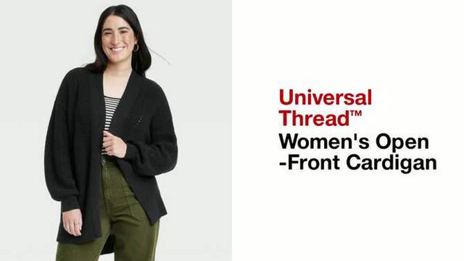 Women's Open-Front Cardigan - Universal Thread™ , 2 of 11, play video