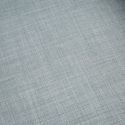 Dusty Blue Serpentine Wood Accent Chair with Tufted Back