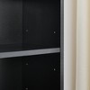 NicBex 8-Tier Corner Bookshelf,70.9 Inch Tall Corner Storage File Cabinet with Adjustable Shelves for Wall Corner,Home Office,Living Room,Bedroom - 3 of 4