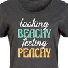 Women's - Instant Message - Looking Beachy Feeling Peachy Graphic T-shirt Dress - 2 of 4