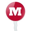 Monmouth College Primary Logo Cupcake Picks Toppers Decoration Set of 6 - 2 of 4