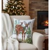 Seasonal Accent Pillow – Two Deer 18x13 Inch Climaweave by Manual Woodworkers and Weavers - 2 of 3