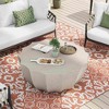 Dexmalle Modern Outdoor and Indoor Waterproof Coffee Table - 3 of 4