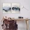 Stupell Industries Mysterious Abstract Obscure Watercolor 2pc Framed Giclee Art Set - 2 of 4