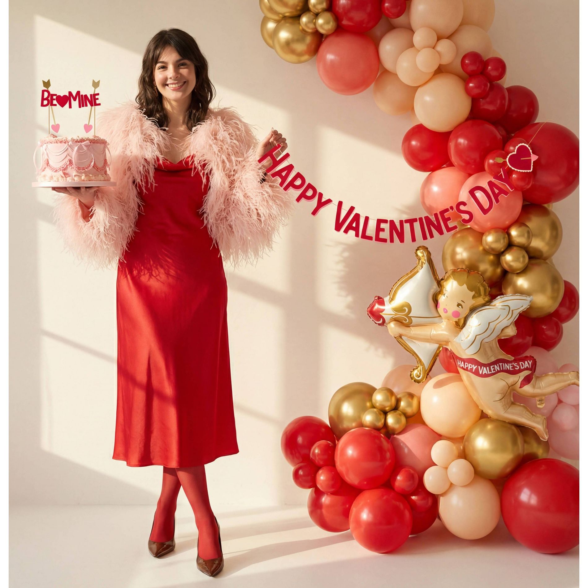 House of Party 81ct Vintage Valentine Decor Kit