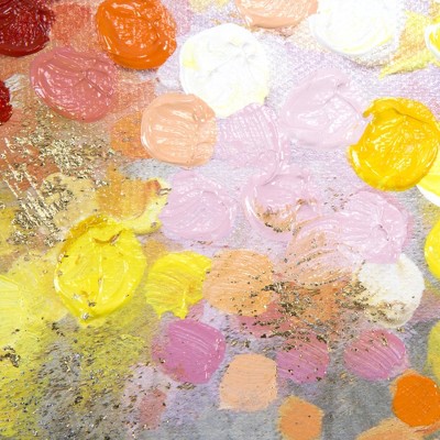 Dazzling Multicolor Elephant Canvas Painting, 27.6" x 39.4"