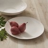 Split P White Corrugated Platter 16" - 2 of 3