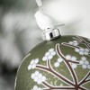 5"H Sullivans Green Blossom Ball Ornament  Multicolored Christmas Ornaments - 2 of 2