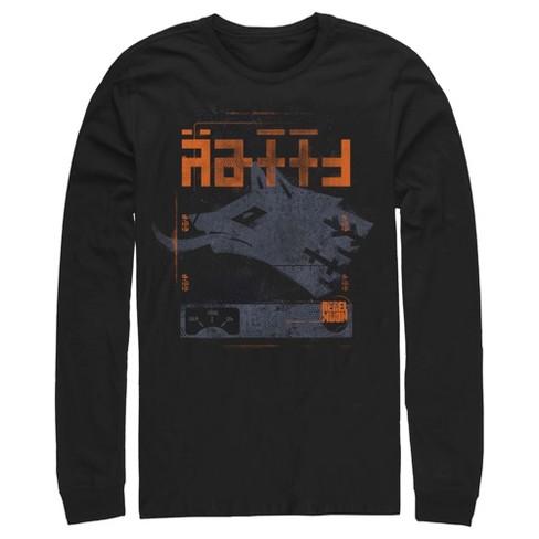 Long Sleeve Crew Shirt For Men's - Wolf Gray Shirt