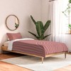 King Colour Poems Arch Symmetry Cotton Comforter Set Pink - Deny Designs: Geometric Pattern, 200 Thread Count, Includes 2 Shams - 2 of 4