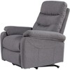 Fabric Lift Chair Recliner, Push-Button Electric Recliner with Plush Cushioning and Side Storage - 4 of 4