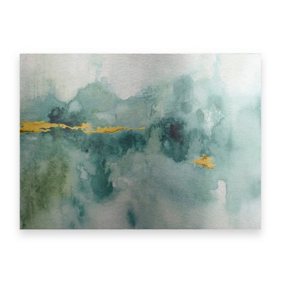 Trademark Fine Art - Lisa Audit 'My Greenhouse Abstract I Crop Blue'