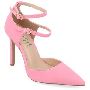 Journee Collection Womens Lilyann Multi Strap Stiletto Pointed Toe Pumps - 1 of 4