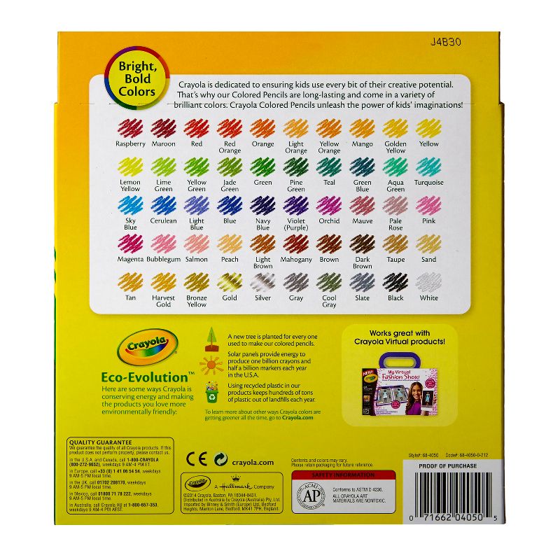 Crayola 50ct Colored Pencils Assorted Colors, 6 of 7