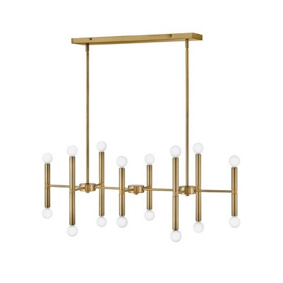 Lark Millie 16 - Light Chandelier in  Lacquered Brass