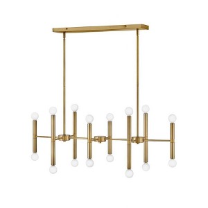 Lark Millie 16 - Light Chandelier in  Lacquered Brass - 1 of 4