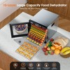 10-Tray Stainless Steel Food Dehydrator, 1000W Electric Dryer for Jerky, Fruit, Herbs, Vegetables & Pet Snacks - 2 of 4