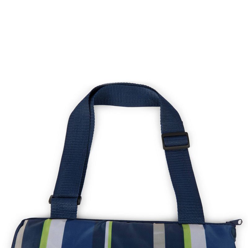 Picnic Time Nightmare Before Christmas Vista Outdoor Picnic Blanket &#38; Tote - Blue Stripe, 5 of 8