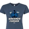 Women's - Marvel - Valentine Be My Wakanda Forever Fitted Graphic T-Shirt - 2 of 3