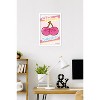 Trends International Pusheen: Fruits - Cherry We Belong Together Framed Wall Poster Prints - 2 of 4