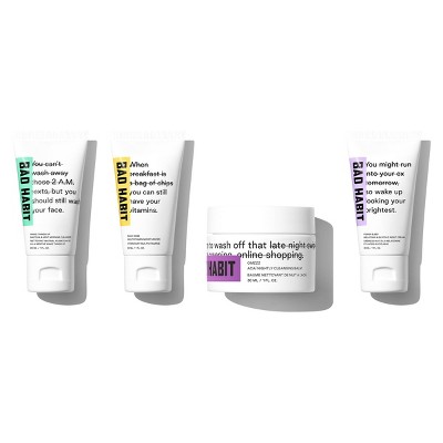 Bad Habit Just Try Me 4 Skincare Essentials Kit - 4pc - Ulta Beauty