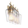 Savoy House Octave 4 - Light Vanity in  Warm Brass - 3 of 3