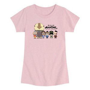Girls' - Avatar - Chibi Group Short Sleeve Graphic T-Shirt - 1 of 2
