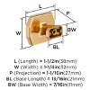 Amerock Bellamy Knob for Cabinets, Drawers, and Furniture - 4 of 4