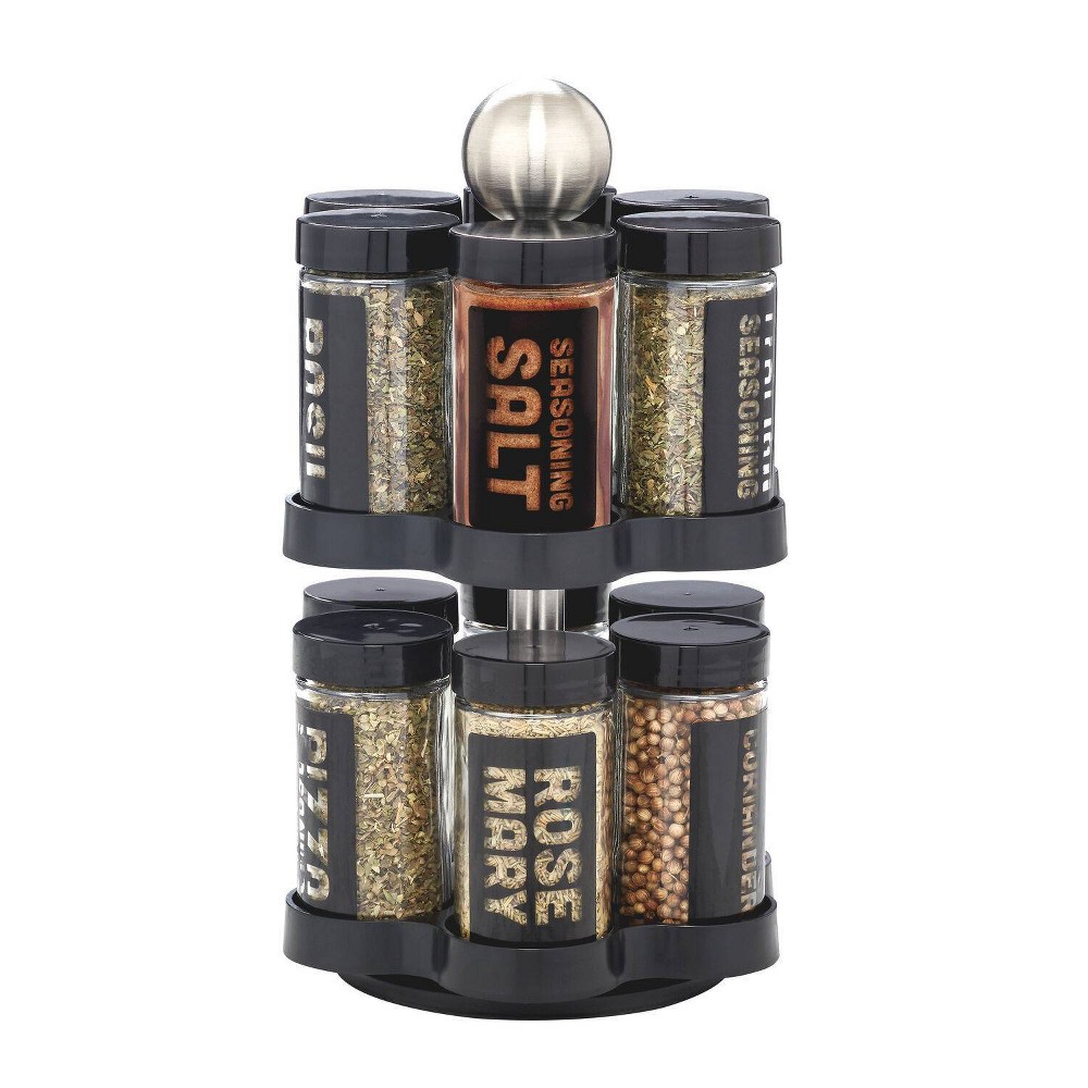 Kamenstein 12pc Jar Madison Spice Rack