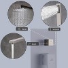 CASAINC 1-Spray Patterns with 2.5 GPM 10 Inches Tub Wall Mount Dual Shower Heads in Spot Resist - 3 of 4