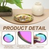 Unique Bargains Stainless Steel Decorative Round Jewelry Serving Trays for Candle Drink - 3 of 4