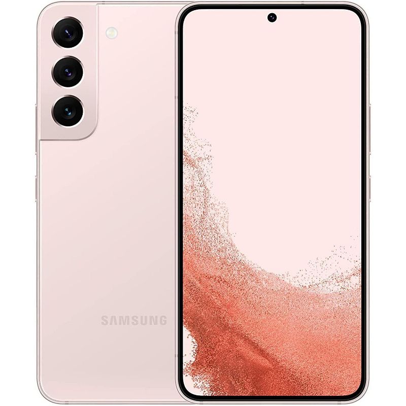 Manufacturer Refurbished Samsung Galaxy S22 Plus 5G S906U (Fully Unlocked) 128GB Pink Gold (Grade A+), 1 of 6