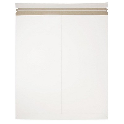 JAM Paper Stay-Flat Photo Mailer Stiff Envelopes w/Self-Adhesive Closure 17x21 7PSWB