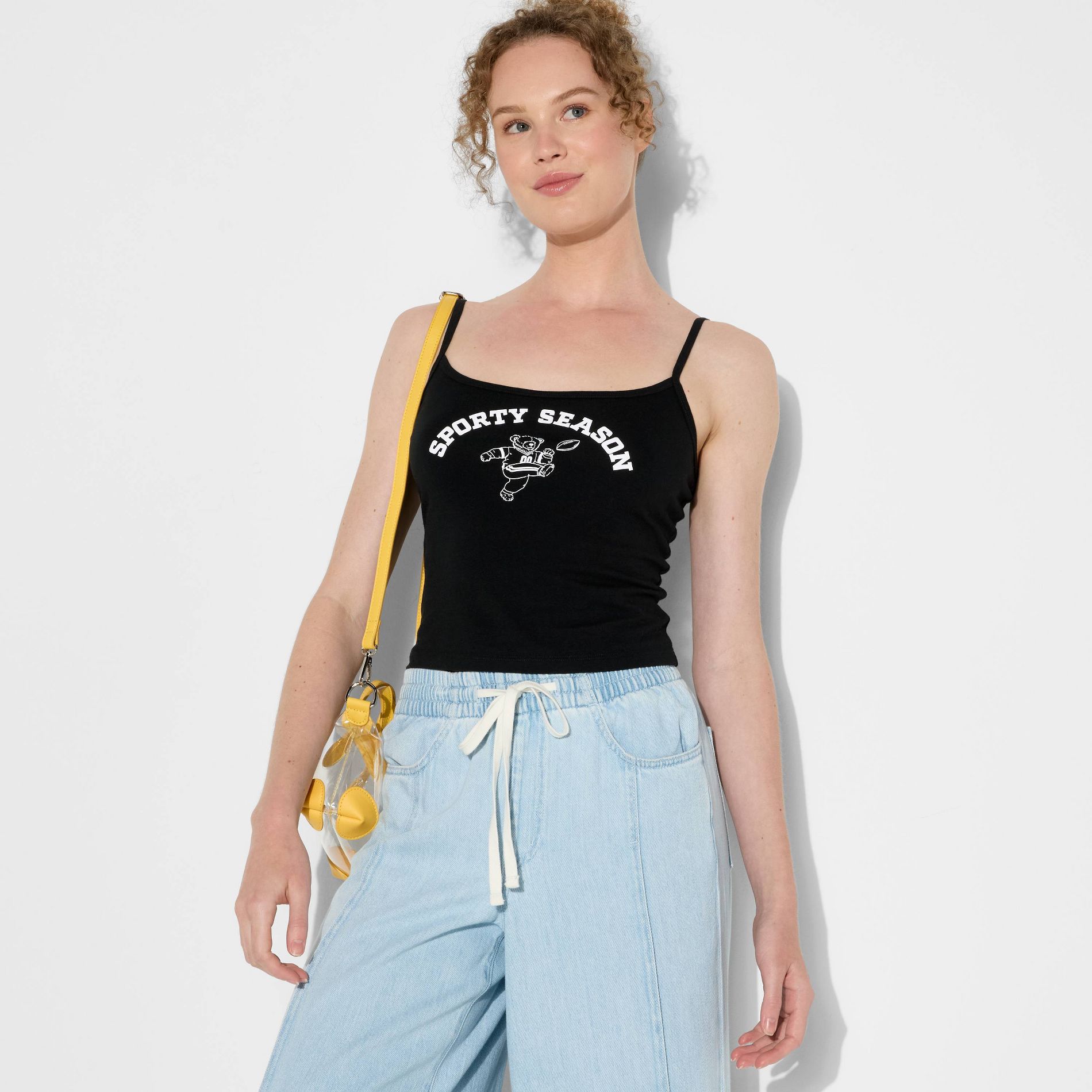 Women's Game Day Scoopneck Graphic Cami - Wild Fable™