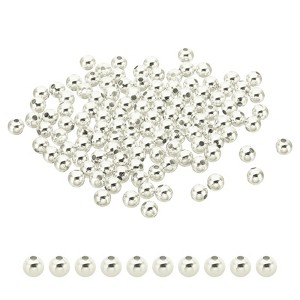 Unique Bargains Metal Round Jewelry Making Gold Filled Spacer Beads 100 Pcs - 1 of 4