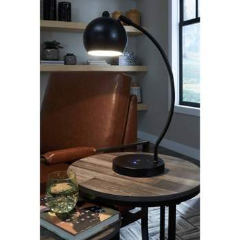 Marinel Desk Lamp Black - Signature Design by Ashley