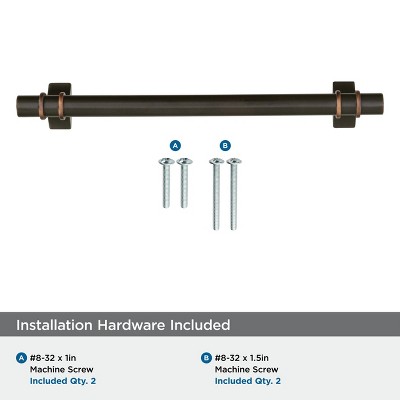 Oil Rubbed Bronze 6-5/16" Cabinet Bar Pull