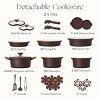 Carote 24pc Ceramic Nonstick Cookware Set with Detachable Handle - 4 of 4