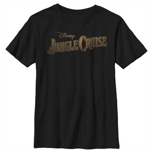 Boy's Jungle Cruise Distressed Logo T-Shirt - 1 of 4